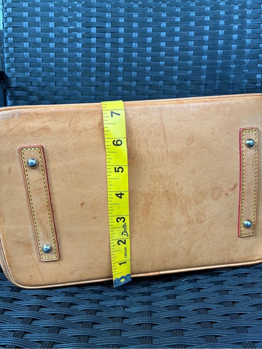 Dooney & Bourke Turquoise Patent Leather Tote with Matching Wristlet - Picture 4 of 16